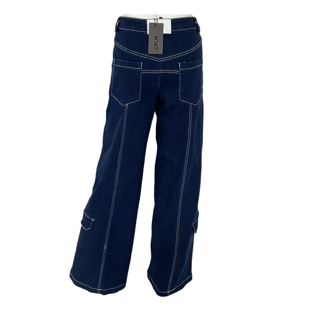 By.Dyln Utility Dark Blue Cole Pants Size S NWT - Picture 3 of 5